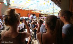 León se vistió de fiesta con visita del Cardenal Brenes