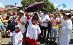 León se vistió de fiesta con visita del Cardenal Brenes