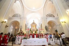 León se vistió de fiesta con visita del Cardenal Brenes