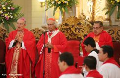 León se vistió de fiesta con visita del Cardenal Brenes