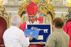 León se vistió de fiesta con visita del Cardenal Brenes