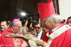 León se vistió de fiesta con visita del Cardenal Brenes
