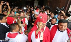 León se vistió de fiesta con visita del Cardenal Brenes