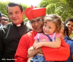 León se vistió de fiesta con visita del Cardenal Brenes