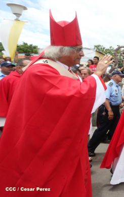 León se vistió de fiesta con visita del Cardenal Brenes