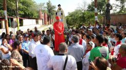 León se vistió de fiesta con visita del Cardenal Brenes
