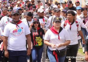 Caminata a la Hacienda El Vapor en homenaje al Comandante Carlos Fonseca Amador