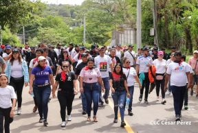 Caminata a la Hacienda El Vapor en homenaje al Comandante Carlos Fonseca Amador