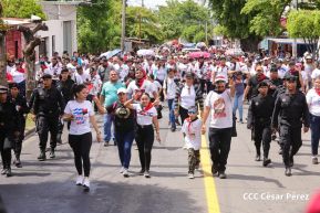 Caminata a la Hacienda El Vapor en homenaje al Comandante Carlos Fonseca Amador