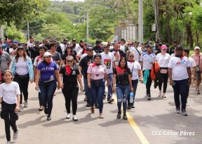 Caminata a la Hacienda El Vapor en homenaje al Comandante Carlos Fonseca Amador