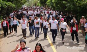Caminata a la Hacienda El Vapor en homenaje al Comandante Carlos Fonseca Amador