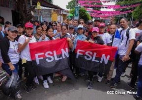 Caminata a la Hacienda El Vapor en homenaje al Comandante Carlos Fonseca Amador