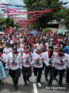 Caminata a la Hacienda El Vapor en homenaje al Comandante Carlos Fonseca Amador