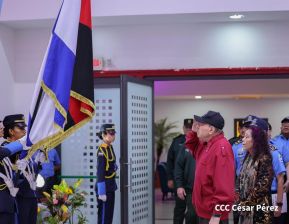 Nicaragua conmemora natalicio del Comandante Carlos Fonseca con acto de ascensos de la Policía Nacional