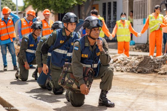 Segundo Ejercicio Nacional de Preparación para Proteger la Vida en Situaciones Multiamenazas en Nicaragua