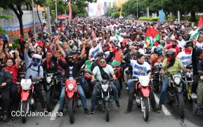 Motorizada Siempre 19 en homenaje al Repliegue Táctico a Masaya