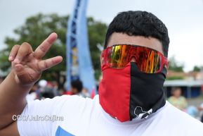 Motorizada Siempre 19 en homenaje al Repliegue Táctico a Masaya