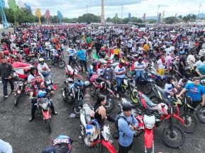 Motorizada Siempre 19 en homenaje al Repliegue Táctico a Masaya