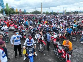 Motorizada Siempre 19 en homenaje al Repliegue Táctico a Masaya