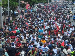 Motorizada Siempre 19 en homenaje al Repliegue Táctico a Masaya