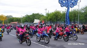 Motorizada Siempre 19 en homenaje al Repliegue Táctico a Masaya