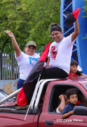 Motorizada Siempre 19 en homenaje al Repliegue Táctico a Masaya