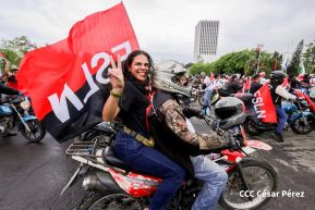 Motorizada Siempre 19 en homenaje al Repliegue Táctico a Masaya