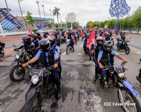 Motorizada Siempre 19 en homenaje al Repliegue Táctico a Masaya