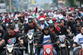 Motorizada Siempre 19 en homenaje al Repliegue Táctico a Masaya