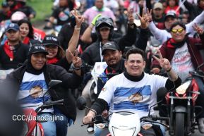 Motorizada Siempre 19 en homenaje al Repliegue Táctico a Masaya