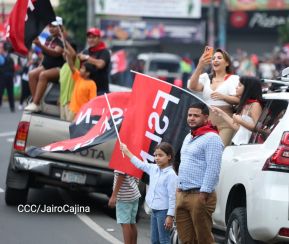 Motorizada Siempre 19 en homenaje al Repliegue Táctico a Masaya