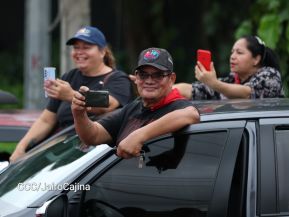 Motorizada Siempre 19 en homenaje al Repliegue Táctico a Masaya