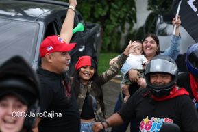 Motorizada Siempre 19 en homenaje al Repliegue Táctico a Masaya