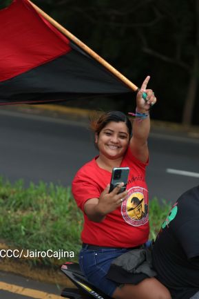 Motorizada Siempre 19 en homenaje al Repliegue Táctico a Masaya