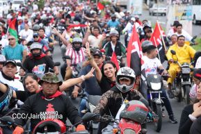 Motorizada Siempre 19 en homenaje al Repliegue Táctico a Masaya