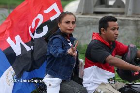 Motorizada Siempre 19 en homenaje al Repliegue Táctico a Masaya