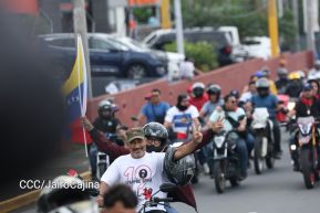 Motorizada Siempre 19 en homenaje al Repliegue Táctico a Masaya