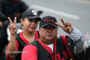 Motorizada Siempre 19 en homenaje al Repliegue Táctico a Masaya