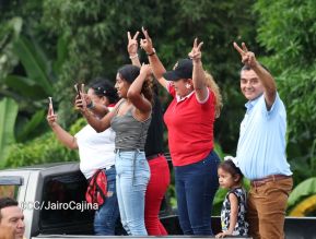 Motorizada Siempre 19 en homenaje al Repliegue Táctico a Masaya