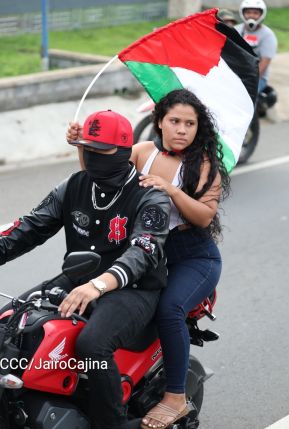 Motorizada Siempre 19 en homenaje al Repliegue Táctico a Masaya
