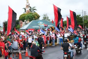 Motorizada Siempre 19 en homenaje al Repliegue Táctico a Masaya