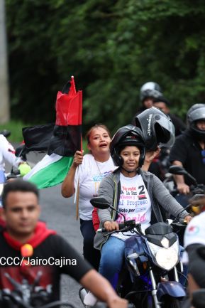 Motorizada Siempre 19 en homenaje al Repliegue Táctico a Masaya