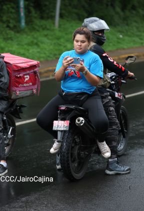 Motorizada Siempre 19 en homenaje al Repliegue Táctico a Masaya