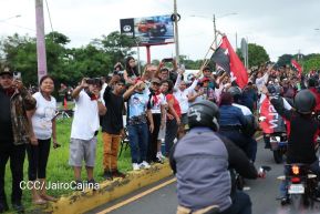 Motorizada Siempre 19 en homenaje al Repliegue Táctico a Masaya