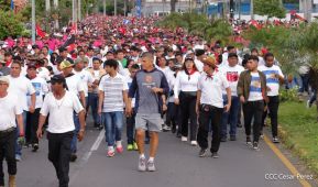 Caminata “Siempre 19, Siempre al Frente, Caminando en Victorias, Adelante con Daniel”