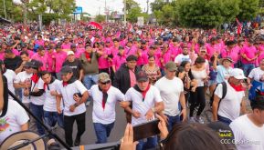 Caminata “Siempre 19, Siempre al Frente, Caminando en Victorias, Adelante con Daniel”