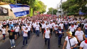 Caminata “Siempre 19, Siempre al Frente, Caminando en Victorias, Adelante con Daniel”