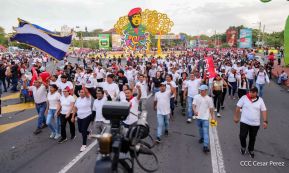 Caminata “Siempre 19, Siempre al Frente, Caminando en Victorias, Adelante con Daniel”