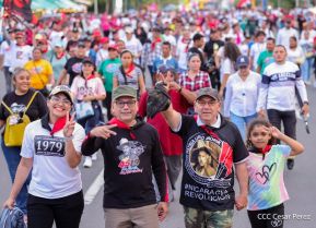 Caminata “Siempre 19, Siempre al Frente, Caminando en Victorias, Adelante con Daniel”