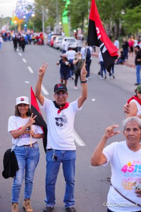 Caminata “Siempre 19, Siempre al Frente, Caminando en Victorias, Adelante con Daniel”